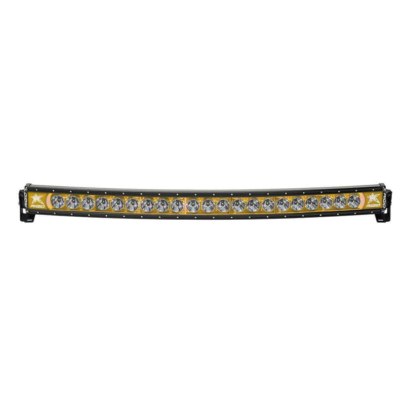 Light Bars RIGID Industries Radiance+ 40" Curved Amber Backlight Black Housing [34004] RIGID Industries