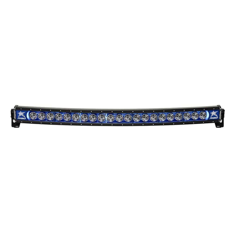 Light Bars RIGID Industries Radiance+ 40" Curved - Blue Backlight - Black Housing [34001] RIGID Industries