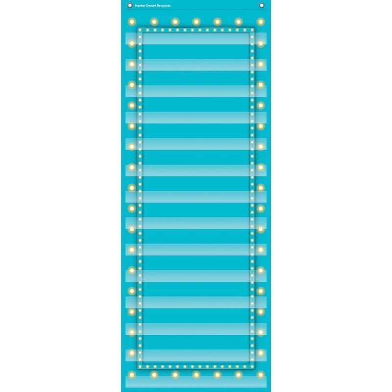 LIGHT BLUE MARQUEE 14 POCKET 13X34-Learning Materials-JadeMoghul Inc.
