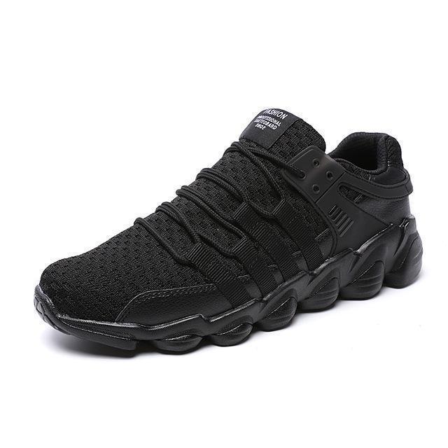 Light Breathable Lace-up Men Shoes / Sweat Absorbing Shoes-7182black-7-JadeMoghul Inc.