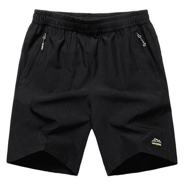 Light Casual Shorts For Men-Black Green Brand-XL-JadeMoghul Inc.