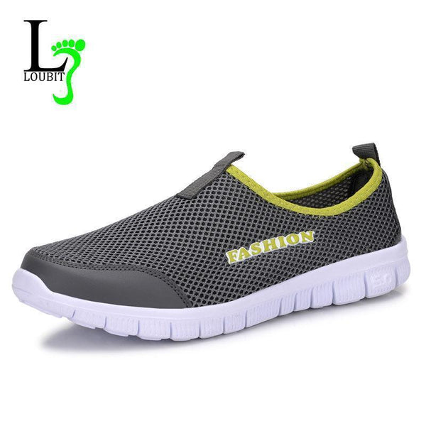 Light Comfortable Men Casual Shoes / Breathable Slip-Ons-Blue-6-JadeMoghul Inc.