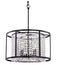 Lighting Vanity Lights - Phodra Antique Bronze 16-inch Round Pendant HomeRoots