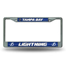 Vehicle License Plate Frames Lightning Bling Chrome Frame