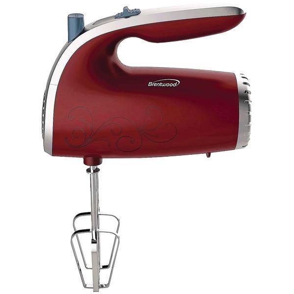Lightweight 5-Speed Electric Hand Mixer (Red)-Small Appliances & Accessories-JadeMoghul Inc.