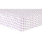 Lilac Flower Dot Deluxe Flannel Fitted Crib Sheet-LILAC-JadeMoghul Inc.