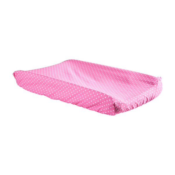 Lily Pink Dot Changing Pad Cover-LILY-JadeMoghul Inc.