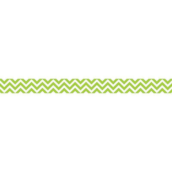 LIME GREEN CHEVRON BORDER-Learning Materials-JadeMoghul Inc.