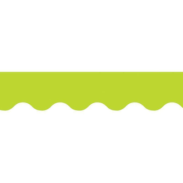 LIME GREEN WAVY BORDER-Learning Materials-JadeMoghul Inc.