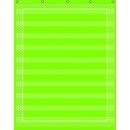 LIME POLKA DOTS 10 POCKET CHART-Learning Materials-JadeMoghul Inc.