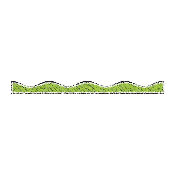 LIME SCRIBBLE CHALK BORDER-Supplies-JadeMoghul Inc.