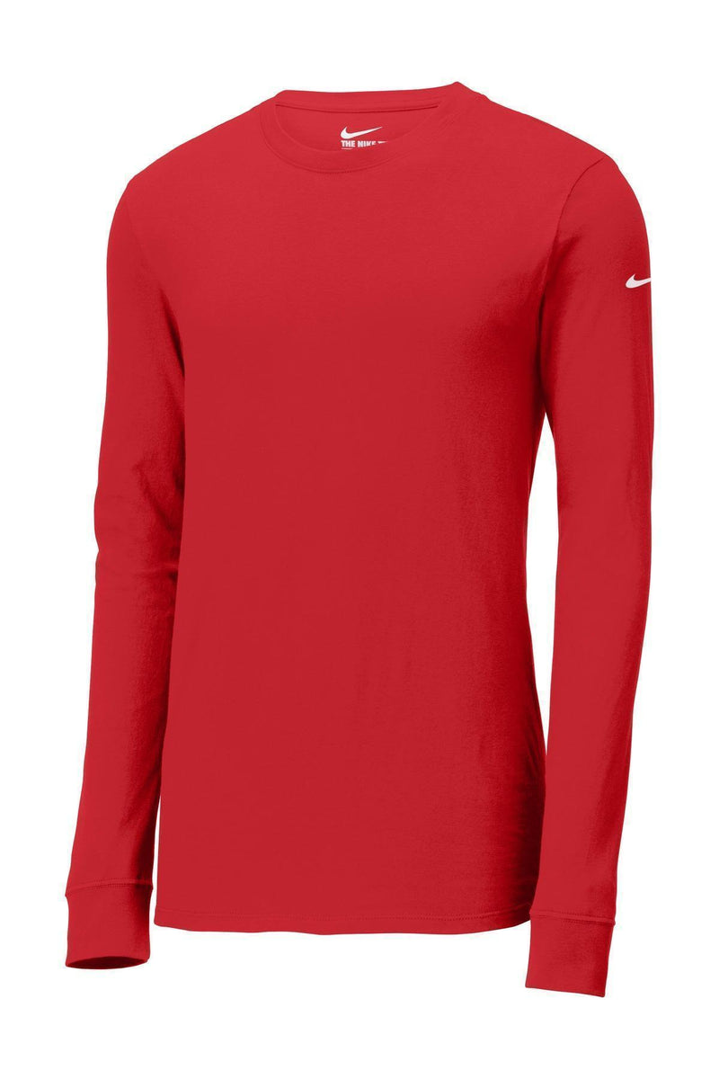 Limited Edition Nike Core Cotton Long Sleeve Tee. NKBQ5232-T-Shirts-Gym Red-2XL-JadeMoghul Inc.