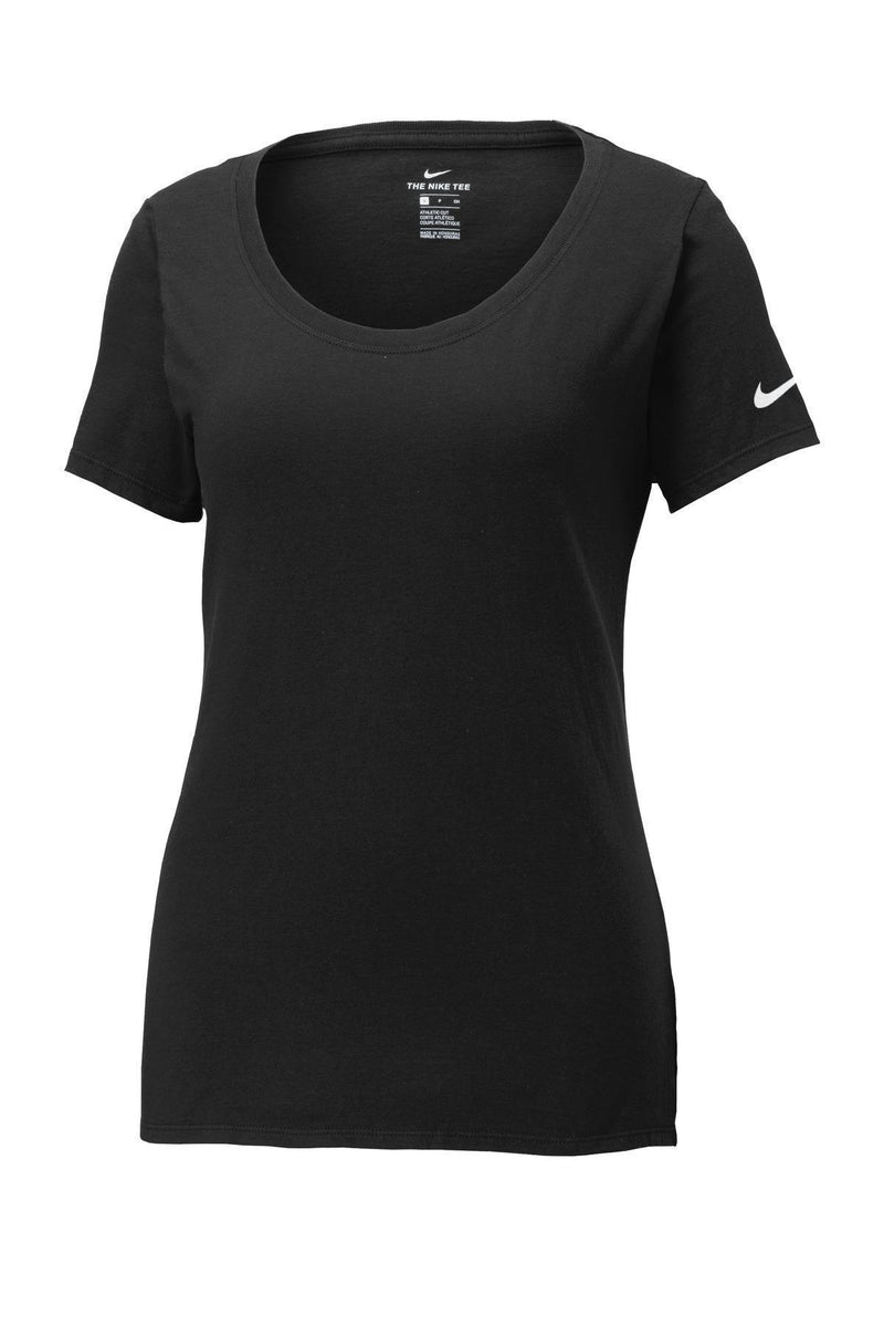 Limited Edition Nike Ladies Core Cotton Scoop Neck Tee. NKBQ5236-Ladies-Black-XL-JadeMoghul Inc.