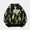 LINDSEY SEADER Sweater Men Jumpers Knitted Harajuku Alien Hip Hop Streetwear Men Knitwear Clothing Pullover Oversize Sweaters AExp