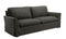 Linen-Like Fabric Sofa With Skirted Panel, Gray-Living Room Furniture-Gray-Linen-like Fabric and Wood-JadeMoghul Inc.