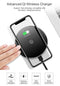 LINGCHEN Qi Wireless Charger For Samsung Galaxy S8 S9 Fast Wireless Charging For iPhone 8 9 X Wireless Charger For Mobile Phone-Wireless Charger-Black-JadeMoghul Inc.