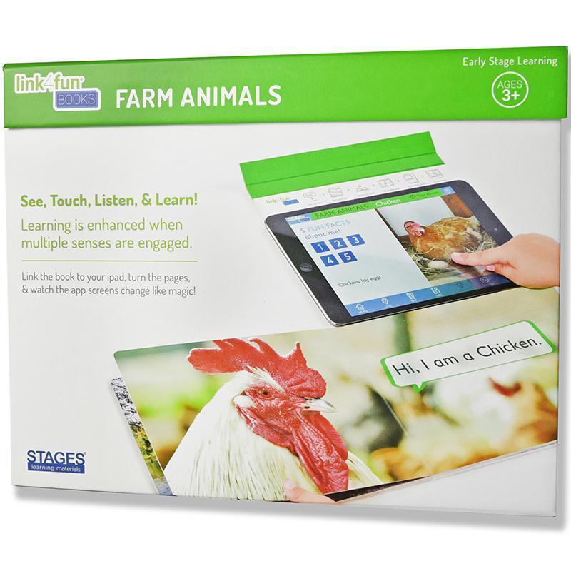 LINK4FUN FARM ANIMALS BOOK-Learning Materials-JadeMoghul Inc.