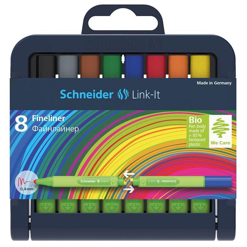 LINKIT .4MM FN LINER PEN 8 COLORS-Toys & Games-JadeMoghul Inc.