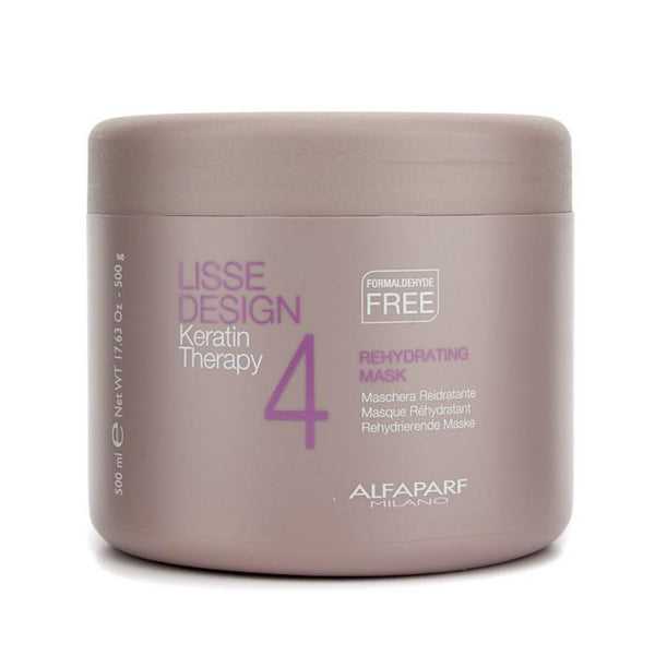 Lisse Design Keratin Therapy Rehydrating Mask (Salon Size) - 500ml-17.63oz-Hair Care-JadeMoghul Inc.