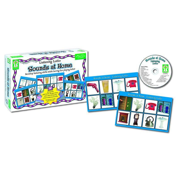 LISTENING LOTTO SOUNDS AT HOME GAME-Learning Materials-JadeMoghul Inc.