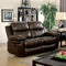 Listowel Leatherette Comfy Love Seat , Brown-Loveseats-Brown-Bonded Leather Match-JadeMoghul Inc.