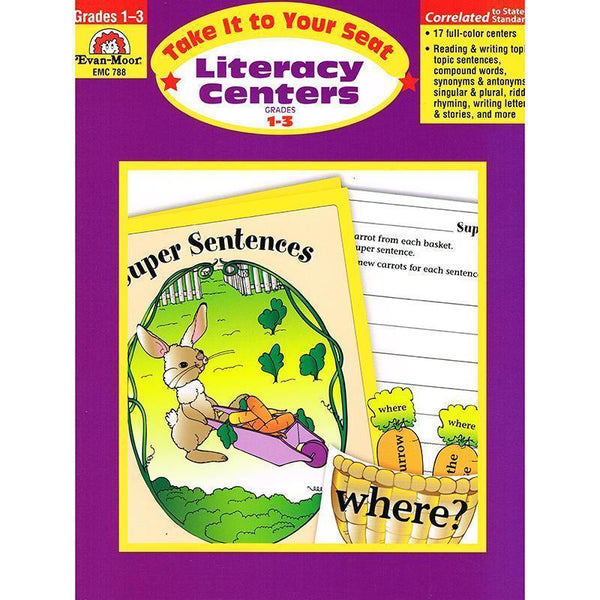 LITERACY CENTERS GR 1-3-Learning Materials-JadeMoghul Inc.