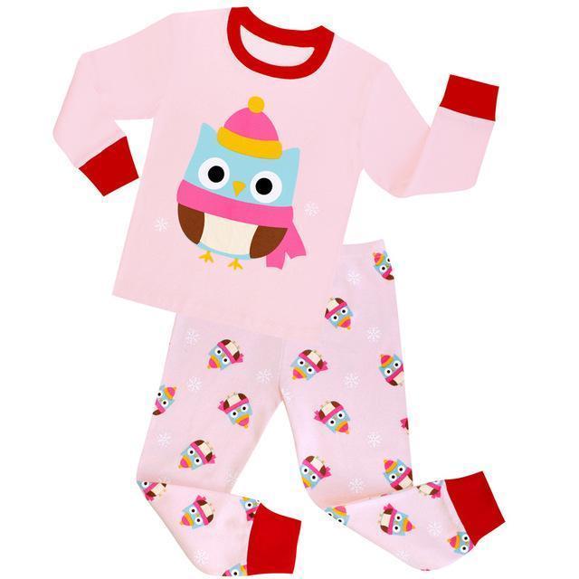 Little Bitty 2017 spring pijamas autumn full sleeve cotton boys sleepwear kids plane styling pyjama children baby girls pajamas-PA03-2T-JadeMoghul Inc.