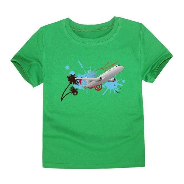 Little Bitty boys t-shirt for girls airplane kids t shirts baby boy t shirt children kids T shirt child boys t shirt kids tee-TTR1-3T-JadeMoghul Inc.