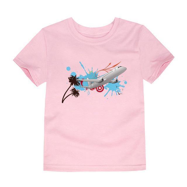 Little Bitty boys t-shirt for girls airplane kids t shirts baby boy t shirt children kids T shirt child boys t shirt kids tee-TTR10-3T-JadeMoghul Inc.