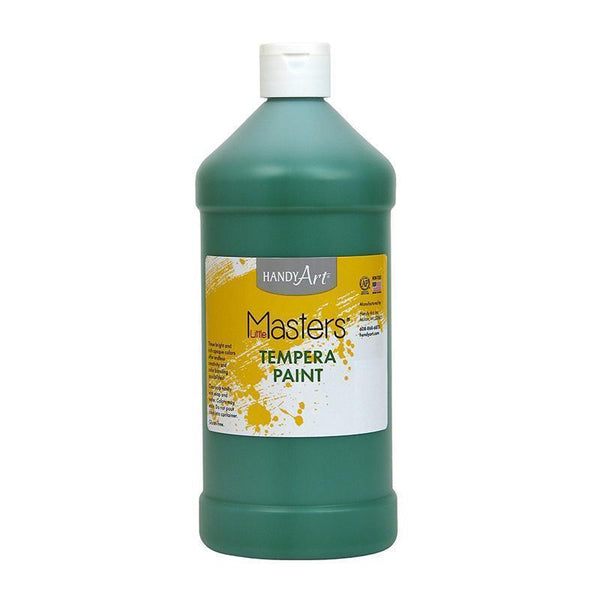 LITTLE MASTERS GREEN 32OZ TEMPERA-Arts & Crafts-JadeMoghul Inc.