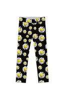 Little Oopsy Daisy Lucy Cute Black Floral Print Legging - Girls-Oopsy Daisy-18M/2-Black/White-JadeMoghul Inc.