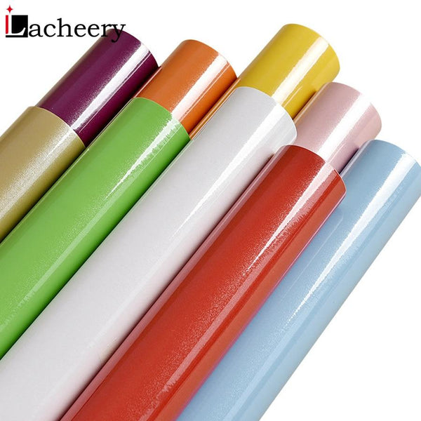 Living Room Decor Solid Color Self Adhesive Vinyl Wallpaper Waterproof Film Oil-proof Kitchen Cabinet Desktop Renovation Sticker JadeMoghul Inc. 