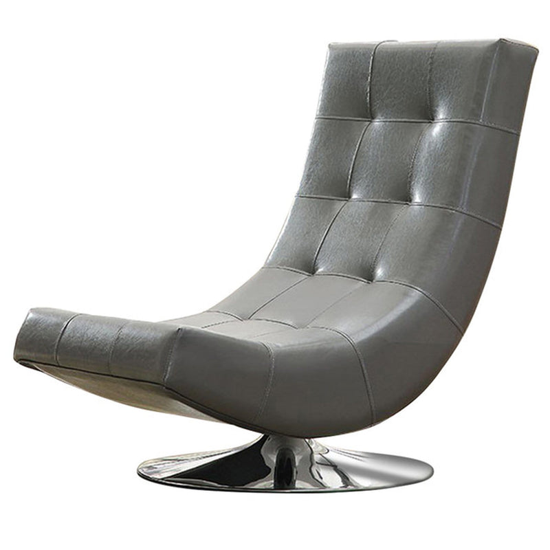 Trinidad Contemporary Swivel Chair, Gray