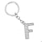 LNRRABC Fashion New Crystal Rhinestones Alphabet Keyring Initial Letter Key Ring Chain Unisex Keychain 26 Letters-F-JadeMoghul Inc.