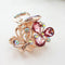 LNRRABC Women Chic Bling Rhinestones Hair Claw Butterfly Hair Accessories Hair Ornament hair clipsacessorio para cabelo tiara-3 Petals Flower Pink-JadeMoghul Inc.