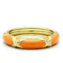 Gold Bangles Design LO1956 Gold White Metal Bangle with Top Grade Crystal