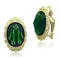 Gold Earrings For Girls LO3668 Gold & Brush Brass Earrings