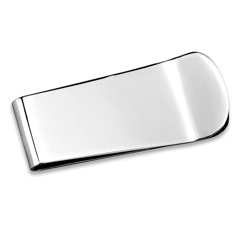 Money clip Money Clips For Men LO4141 Rhodium Brass Money clip Alamode Fashion Jewelry Outlet