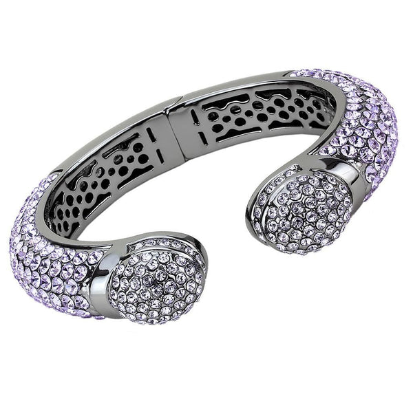Pandora Bangle Bracelet LO4292 TIN Cobalt Brass Bangle with Crystal