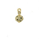Gold Pendant For Women LOA393 Gold Brass Pendant with Top Grade Crystal