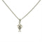 Crystal Necklace LOA431 Rhodium Brass Necklace with Top Grade Crystal