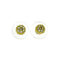 Gold Stud Earrings LOA439 Gold Brass Earrings with Top Grade Crystal