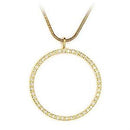 Gold Pendant For Women LOA485 Gold 925 Sterling Silver Pendant with CZ