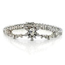 Pandora Bracelet LOA547 Rhodium Brass Bracelet with AAA Grade CZ