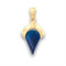 Gold Pendant For Women LOA618 Gold Brass Pendant with Synthetic
