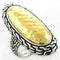 Gold Ring Set LOA652 Gold+Rhodium 925 Sterling Silver Ring