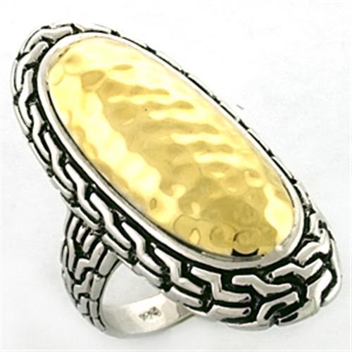 Gold Ring Set LOA652 Gold+Rhodium 925 Sterling Silver Ring