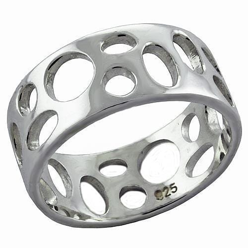 Silver Pinky Ring Mens LOAS1026 - 925 Sterling Silver Ring