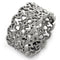 Silver Pinky Ring Mens LOAS1051 Rhodium 925 Sterling Silver Ring with CZ