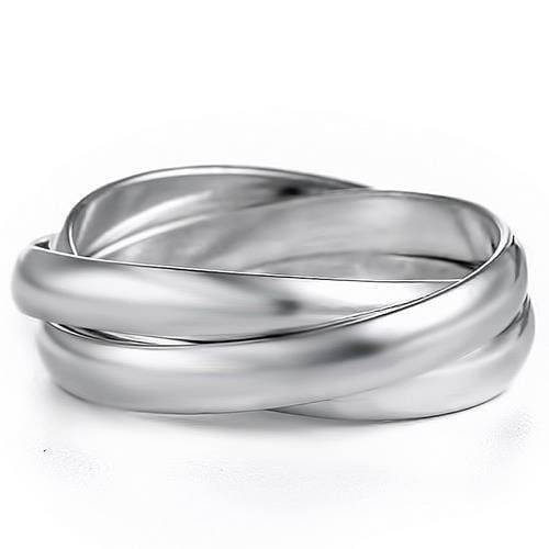 Silver Pinky Ring Mens LOAS1060 - 925 Sterling Silver Ring